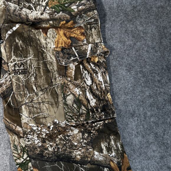 Realtree Edge Cargo Pants Men's S ( 4-6 ) Camouflage Hunting Baggy - Picture 4 of 7